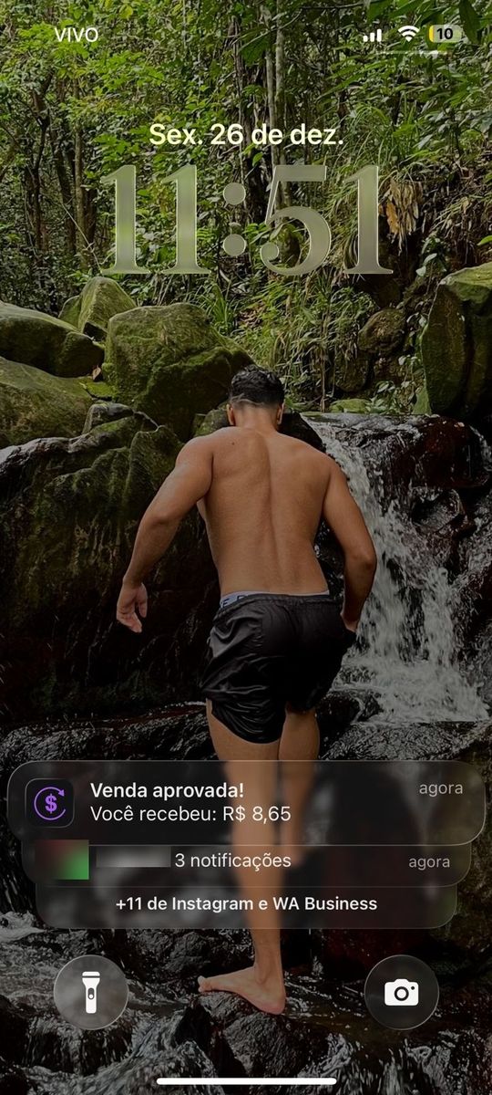 Print de conversa com aluno