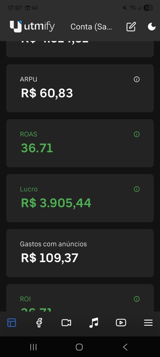 Print de conversa com aluno